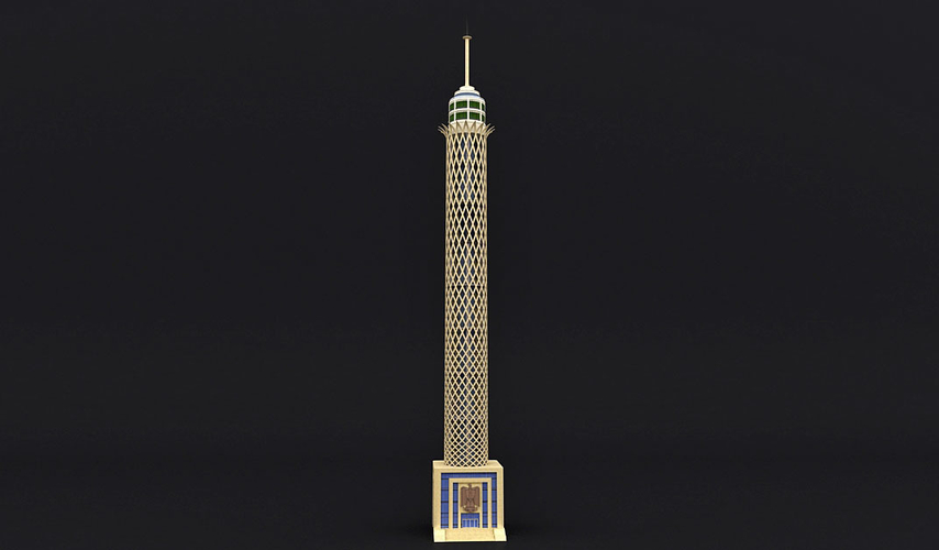 Egypt Cairo Tower 3D Print 385456