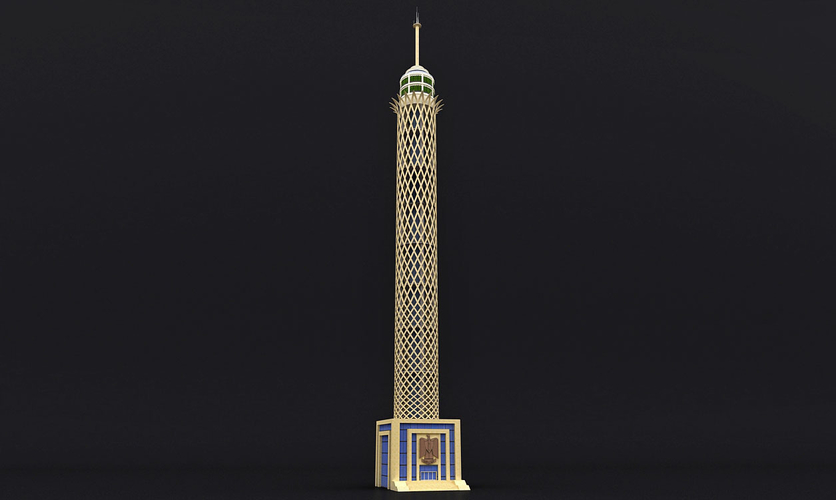 Egypt Cairo Tower 3D Print 385457