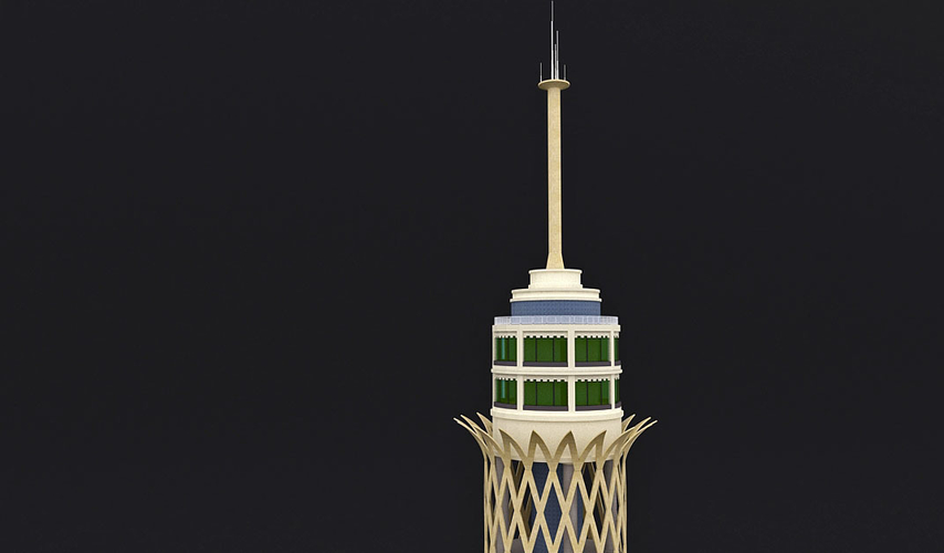 Egypt Cairo Tower 3D Print 385462