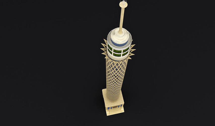 Egypt Cairo Tower 3D Print 385463