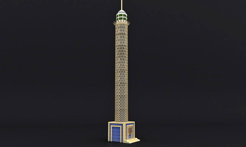 Egypt Cairo Tower 3D Print 385464