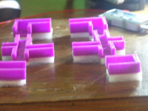 Isolation Feet For PRUSA I3 8 mm. Acrylic Frame by Geeetech