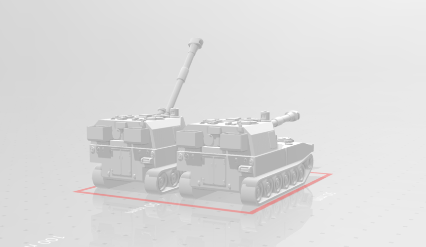 Type 75 155 mm self-propelled howitzer 3D Print 385540