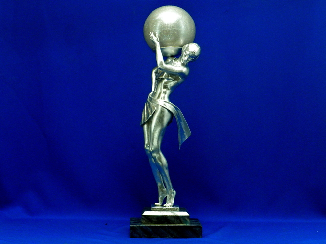3D printed lamp "Woman carrying light"  3D Print 385544