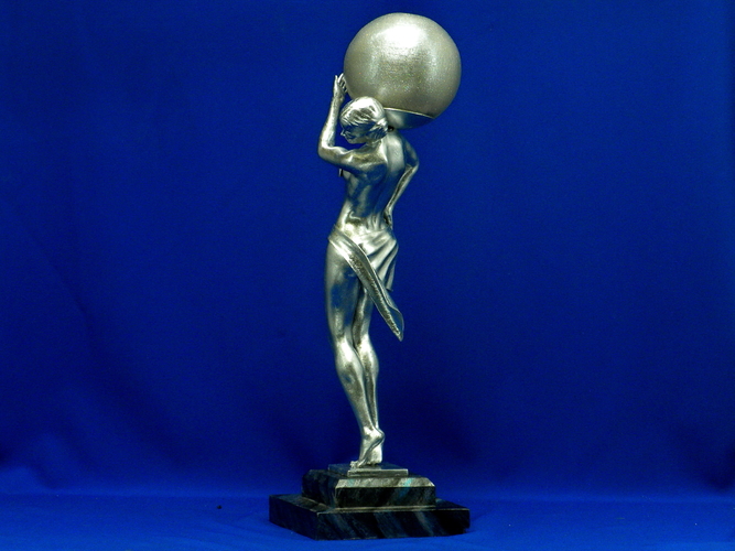 3D printed lamp "Woman carrying light"  3D Print 385546