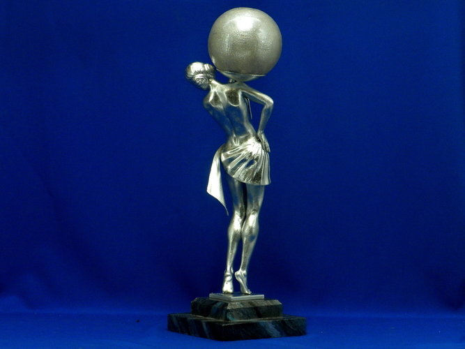 3D printed lamp "Woman carrying light"  3D Print 385548