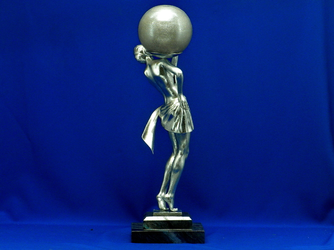 3D printed lamp "Woman carrying light"  3D Print 385549