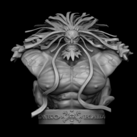 Yonko Kaido Bust One Piece - Thumbnail 1