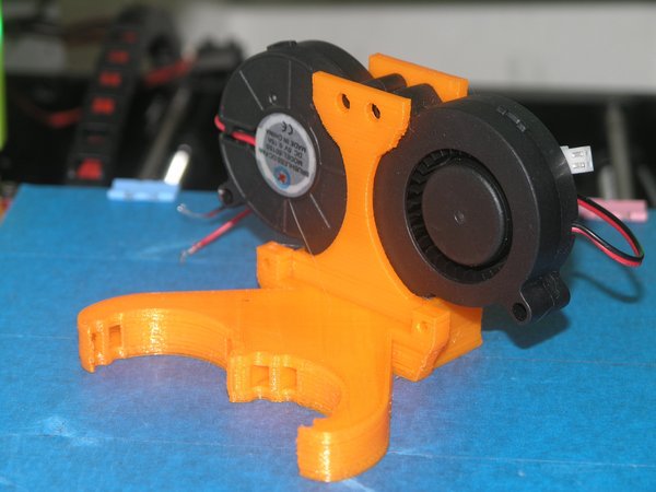 PRUSA I3 Dual fan / Extuder 