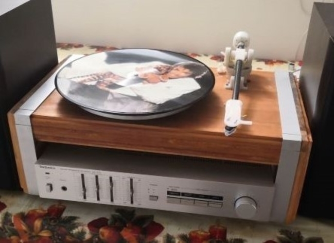Record Player with 3D printed pieces 3D Print 385695