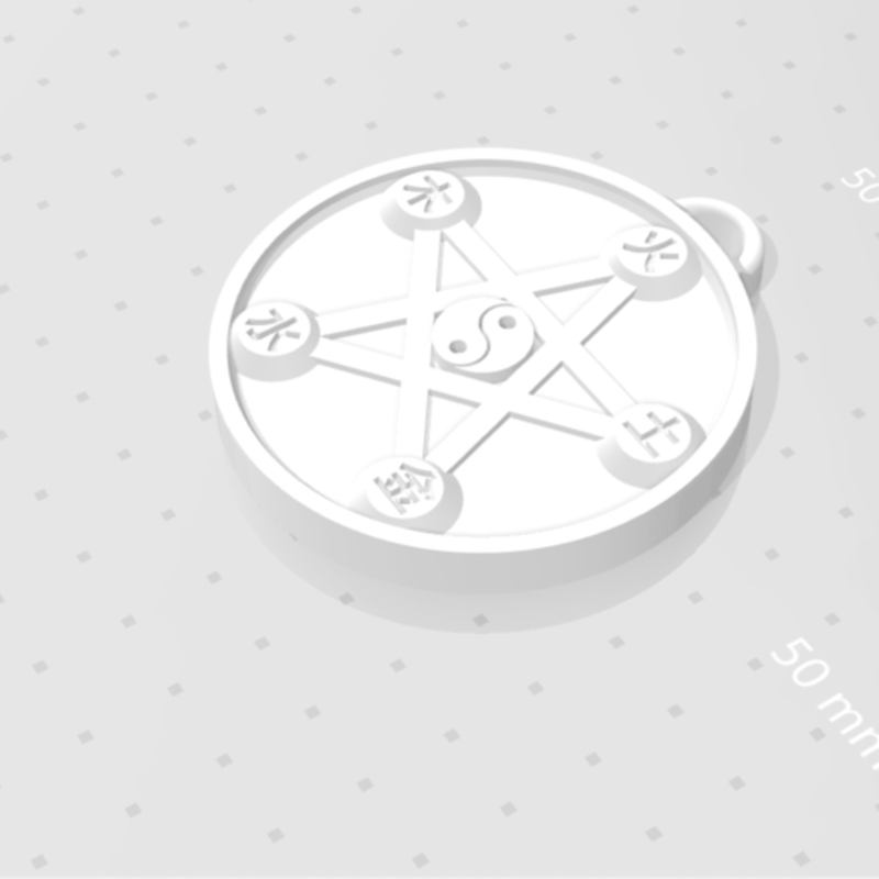 Five elements medallion