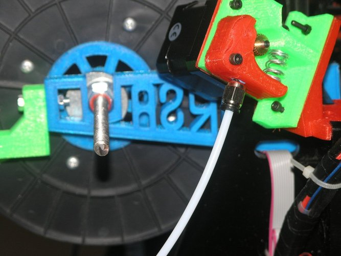 The Pursa I3 Dual Spool Holder And Filament Driver Sneek Peek 3D Print 38576