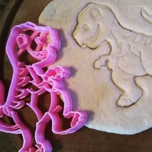 Dinosaur baby cookie cutter - 2 3D Print 385810