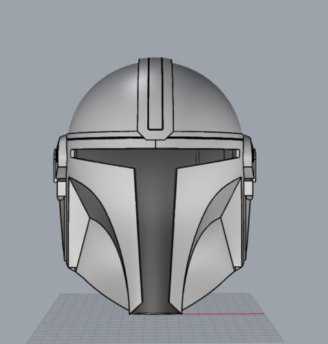 helmet Mandalorian 3D Print 385823