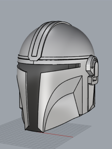helmet Mandalorian 3D Print 385826