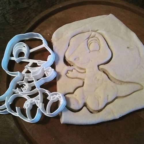 Dinosaur baby cookie cutter - 3 3D Print 385835