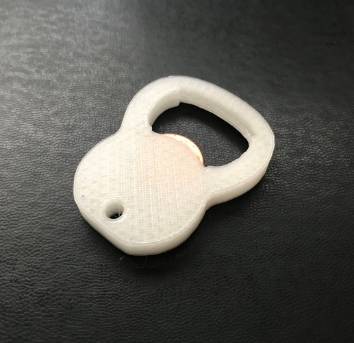 Kettlebell Bottle Opener - Penny Not Included