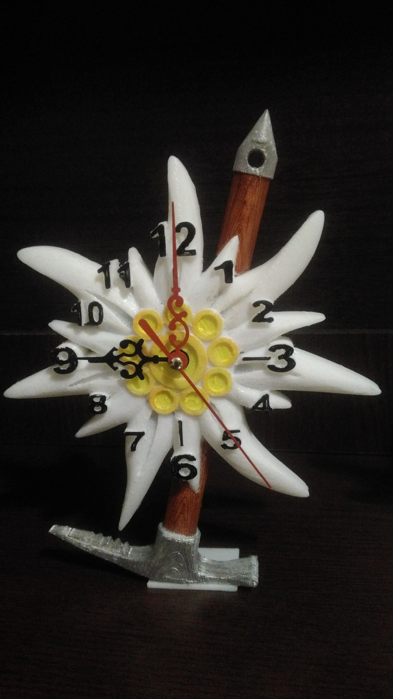 clock edelweiss