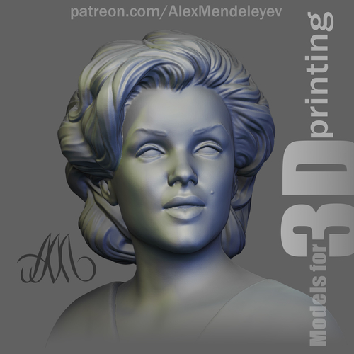 Marilyn Monroe 3D Print 385979