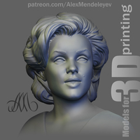 Small Marilyn Monroe 3D Printing 385979