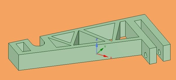 New Prusa 8 mm. Rear top spool holder