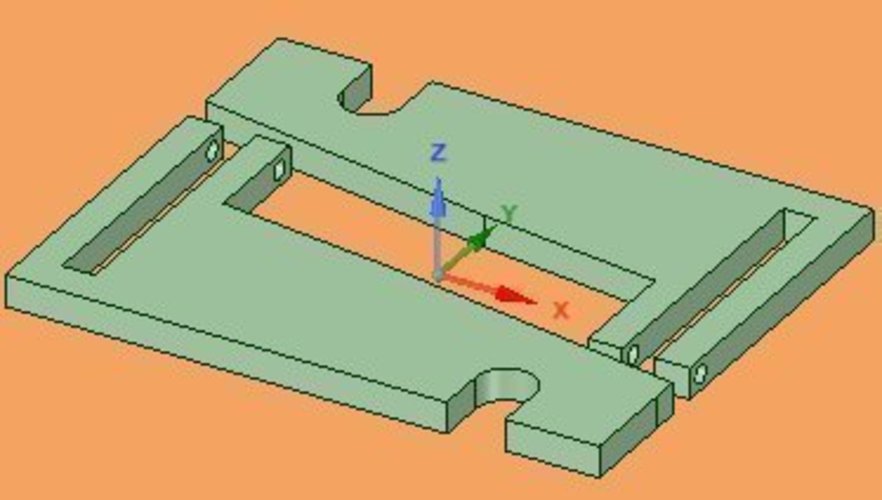 Prusa I3 8mm. Frame Top Rear Spool and Filament Holder.