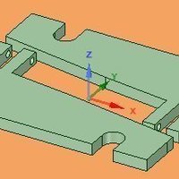 Prusa I3 8mm. Frame Top Rear Spool and Filament Holder. - Thumbnail 1