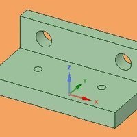 Prusa I3 8mm. Frame Top Rear Spool and Filament Holder. - Thumbnail 2