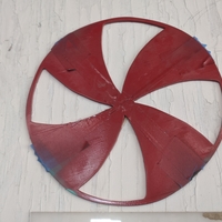 Giant peppermint Christmas Stencil 4 part 12 inch - Thumbnail 2