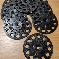 Small Insulation Load Spreading Retaining Washer 3D Printing 386095