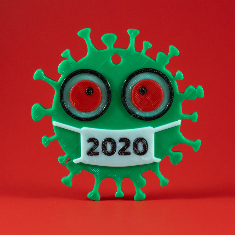 2020 COVID Christmas Ornament
