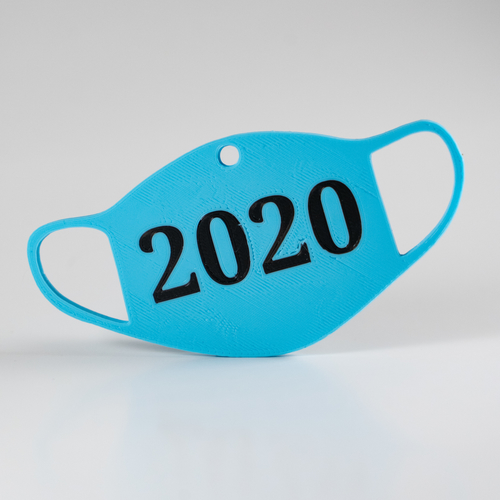 Baby It's COVID Outside - 2020 Christmas Ornament 3D Print 386148