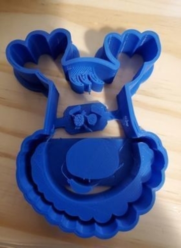 Rendeer christmas cookie cutter