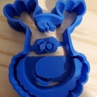 Small Rendeer christmas cookie cutter 3D Printing 386182