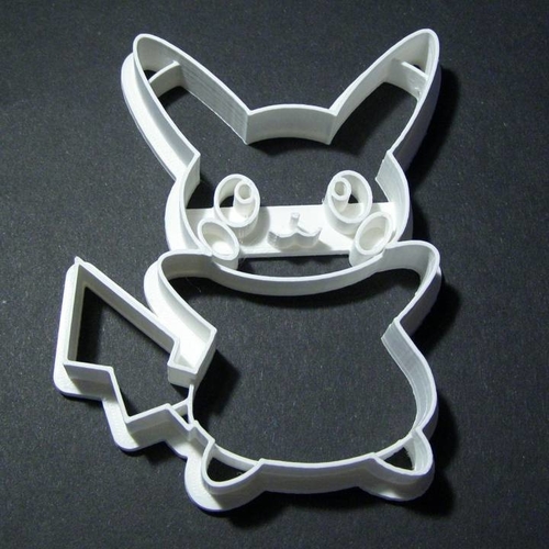 Pikachu cookie cutter  3D Print 386186
