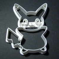 Small Pikachu cookie cutter  3D Printing 386186