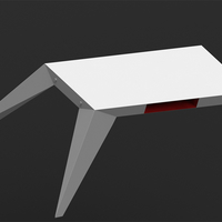two legs table - Thumbnail 1