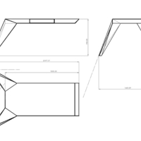 two legs table - Thumbnail 4
