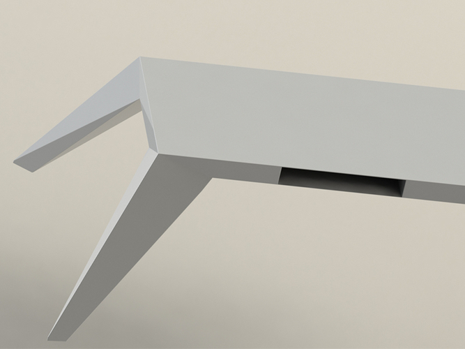 two legs table 3D Print 386251