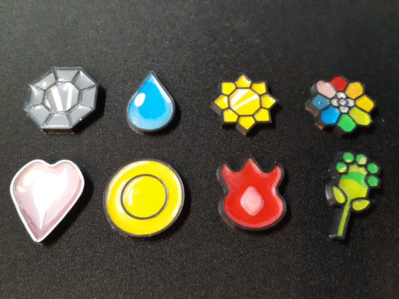 Pokemon Kanto Gym Medals