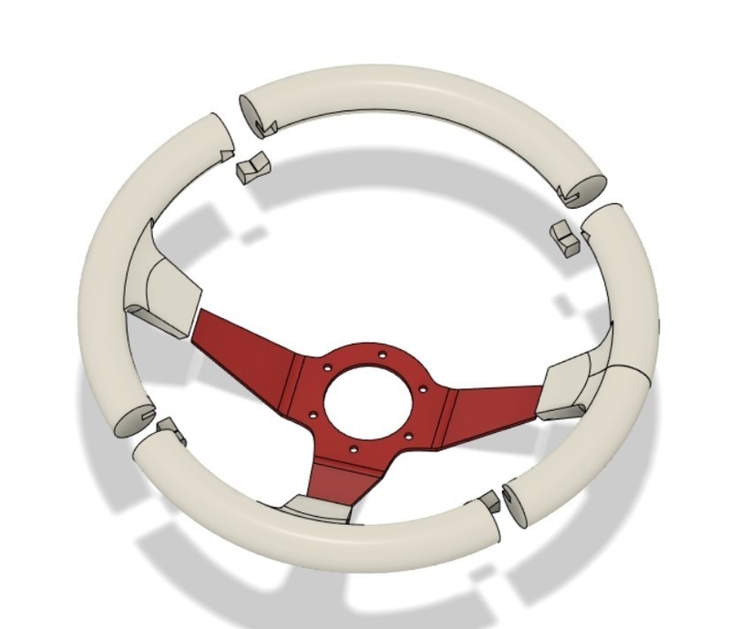 Real Size Steering Wheel for Similators (37cm / 14,5inch)