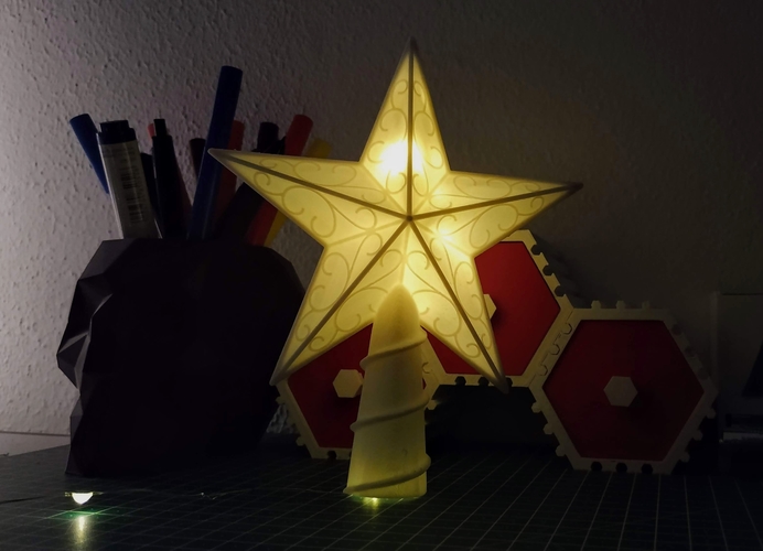 Christmas tree star 3D Print 386394