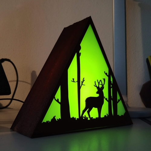 Deer lamp 3D Print 386401