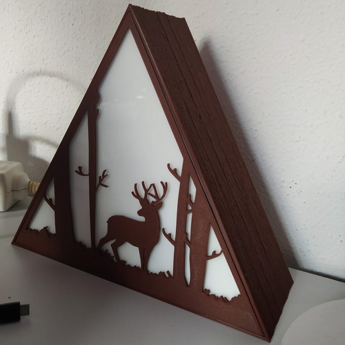 Deer lamp 3D Print 386405