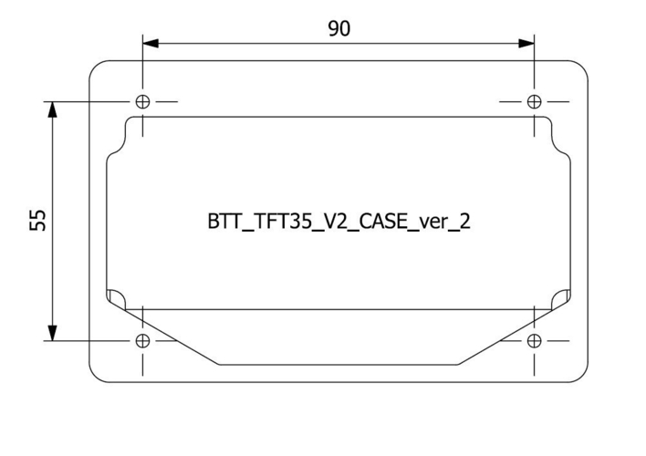 Screen housing for BTT TFT35 V2 3D Print 386435