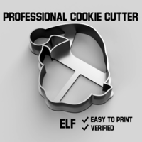 Small Elf cookie cutter 3D Printing 386451