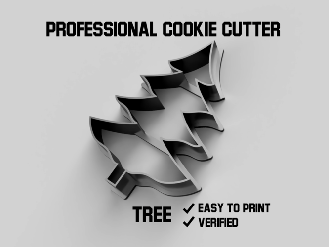 Tree cookie cutter 3D Print 386458