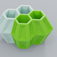4 Hexa Flower Pot - Thumbnail 12