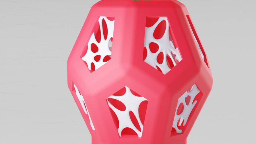 Hexa-Penta Flower Vase 3D Print 386531