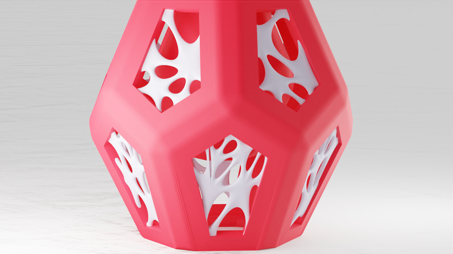 Hexa-Penta Flower Vase 3D Print 386532